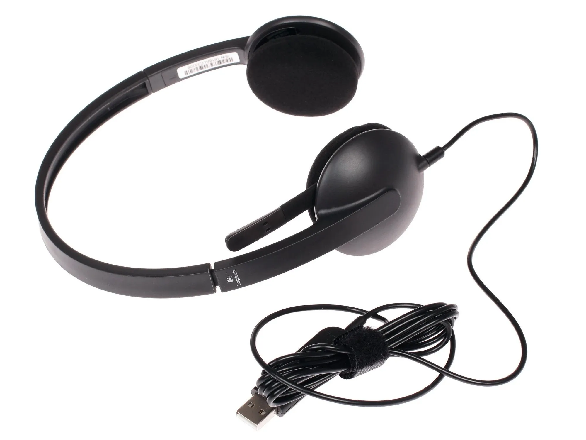 Гарнитура Logitech  H340, USB, Черный — фото 2