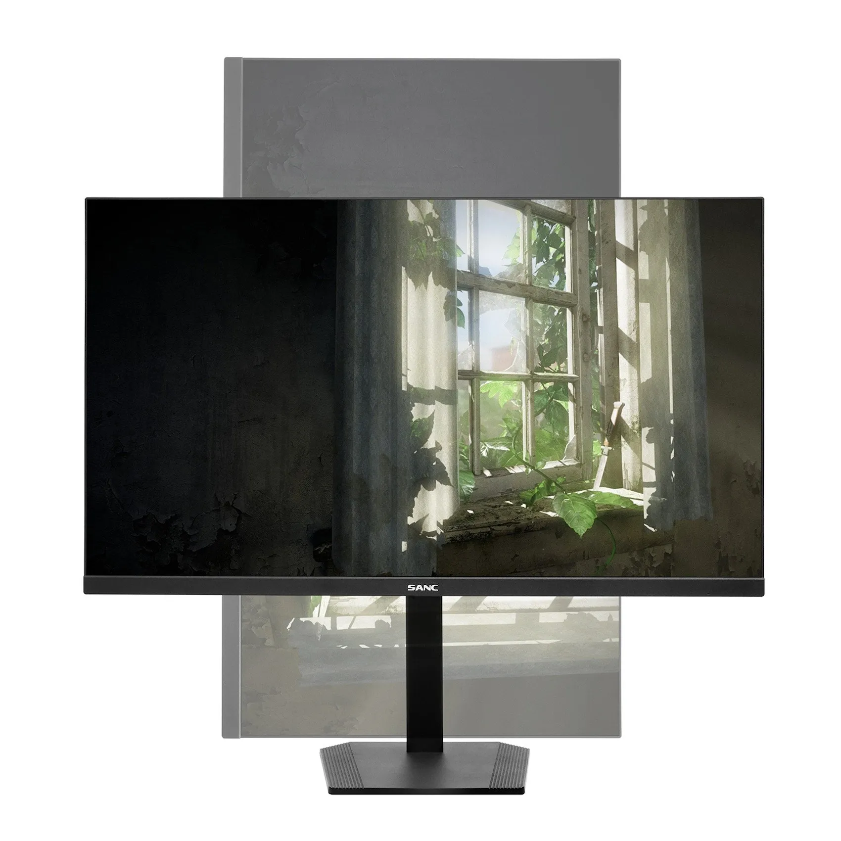 Монитор 27" Sanc M2763QPTB, 2560x1440 IPS (LED), 180Hz, 1ms, 300cd/m2, 1000:1, 2xHDMI/2xDP