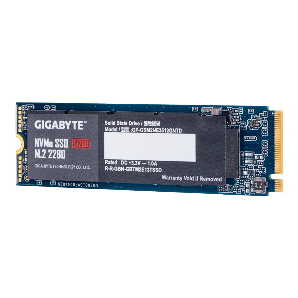 Твердотельный накопитель SSD 512Gb, PCIe3.0x4, GIGABYTE G3NVME512G, M.2 2280, NVMe1.3, R1900/W1200 — фото 4