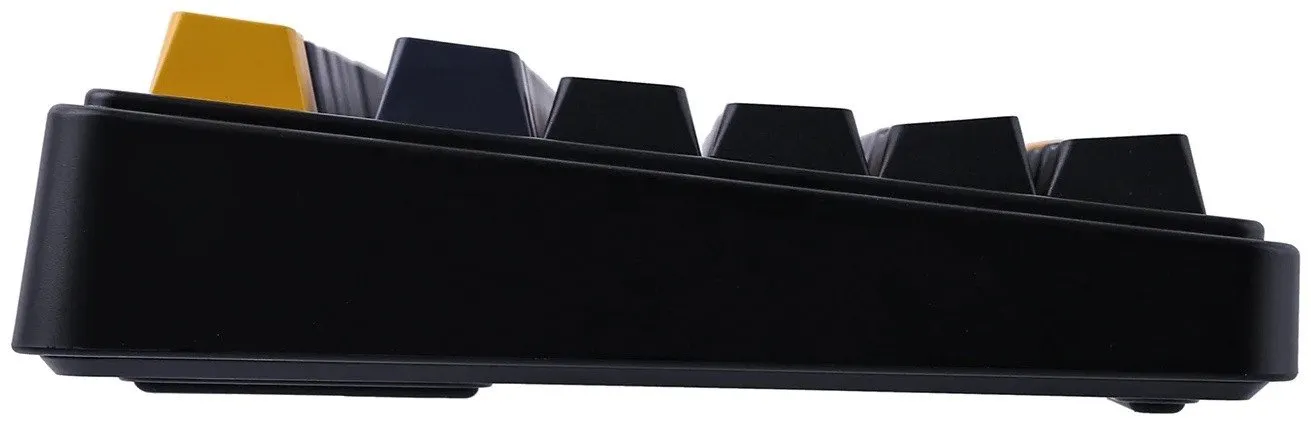 Клавиатура AULA F75, Thunder Black, Black+Dark Blue+Orange, Gray Wood V3, EN/RU/KZ, 2.4/BT/USB-C — фото 5