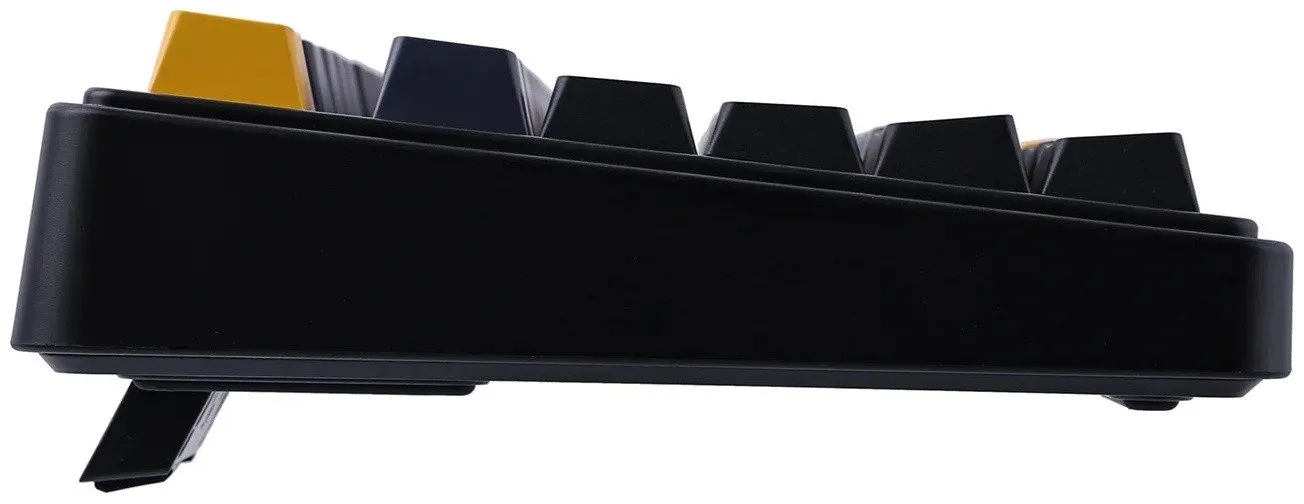 Клавиатура AULA F75, Thunder Black, Black+Dark Blue+Orange, Gray Wood V3, EN/RU/KZ, 2.4/BT/USB-C — фото 4