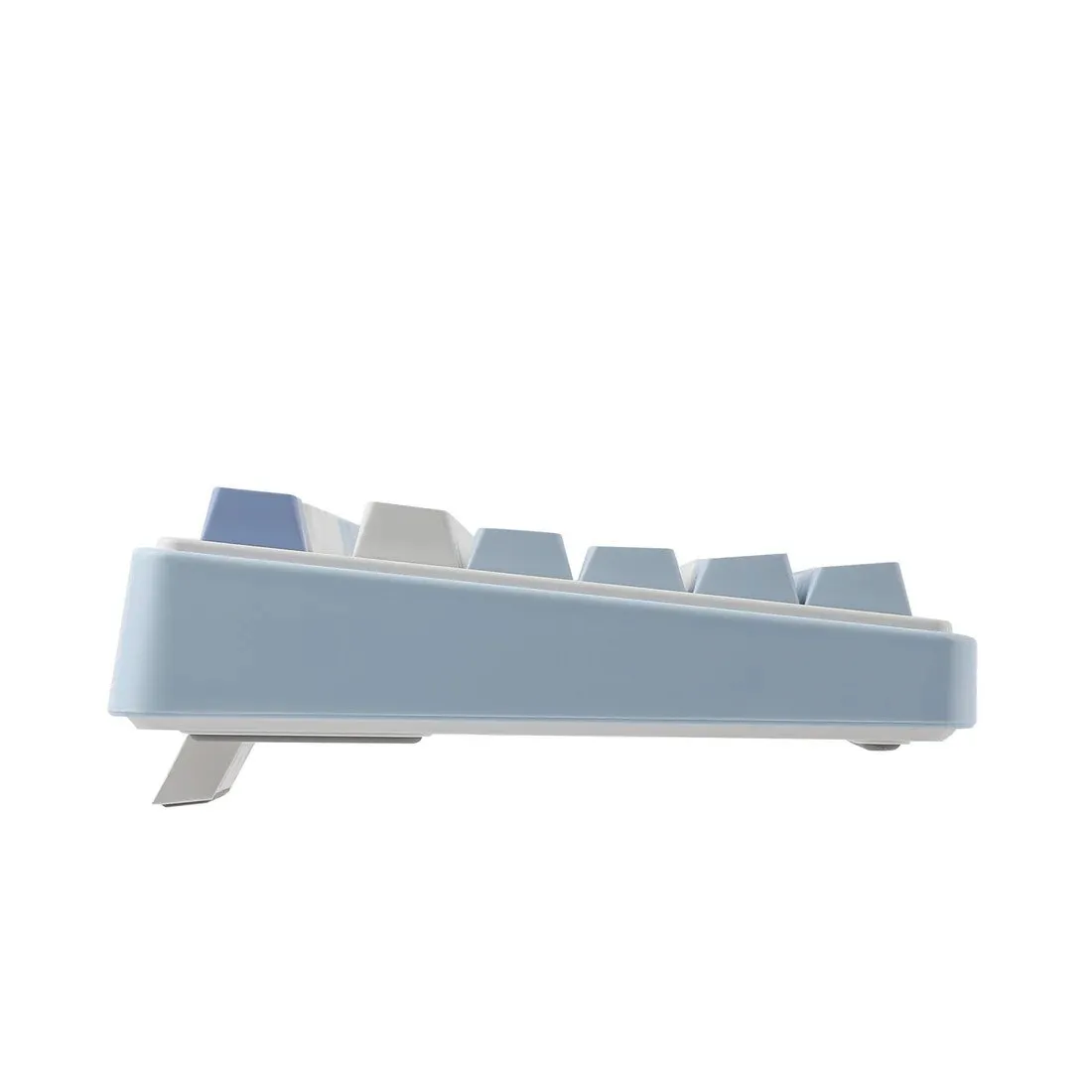 Клавиатура AULA F75, White+Blue+Purple, mechanical, Gray Wood V3, EN/RU/KZ, 2.4/BT/USB-C — фото 6