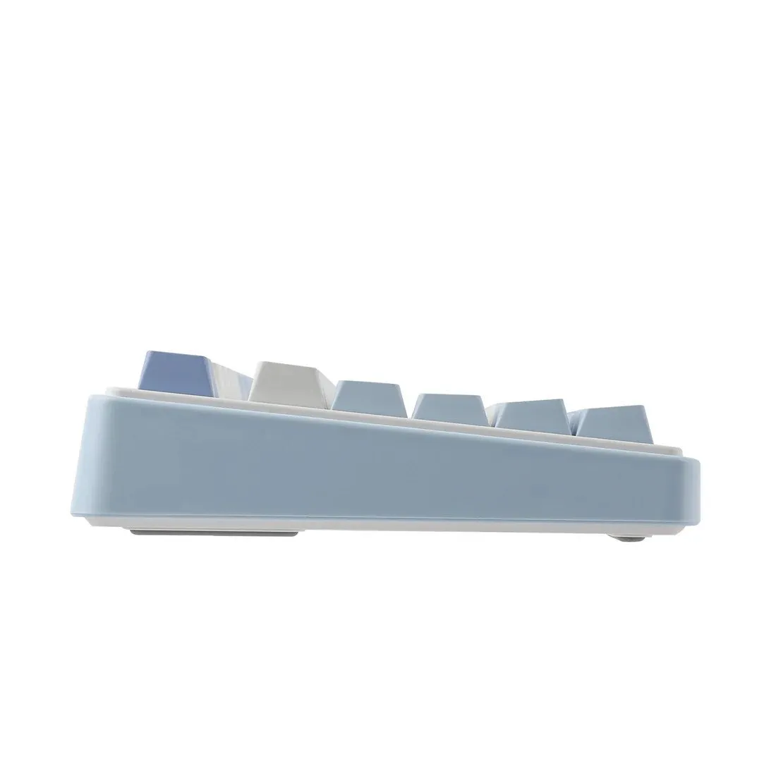 Клавиатура AULA F75, White+Blue+Purple, mechanical, Gray Wood V3, EN/RU/KZ, 2.4/BT/USB-C — фото 5