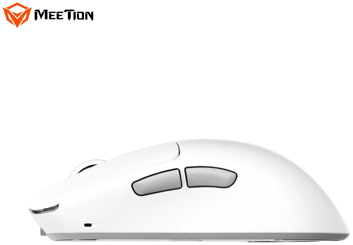 Мышь Meetion GW40 Pro White, Wireless, Оптическая, 7200DPI, 26000fps, 230mAh,6 Button,USB, 2.4GHz/BT — фото 12