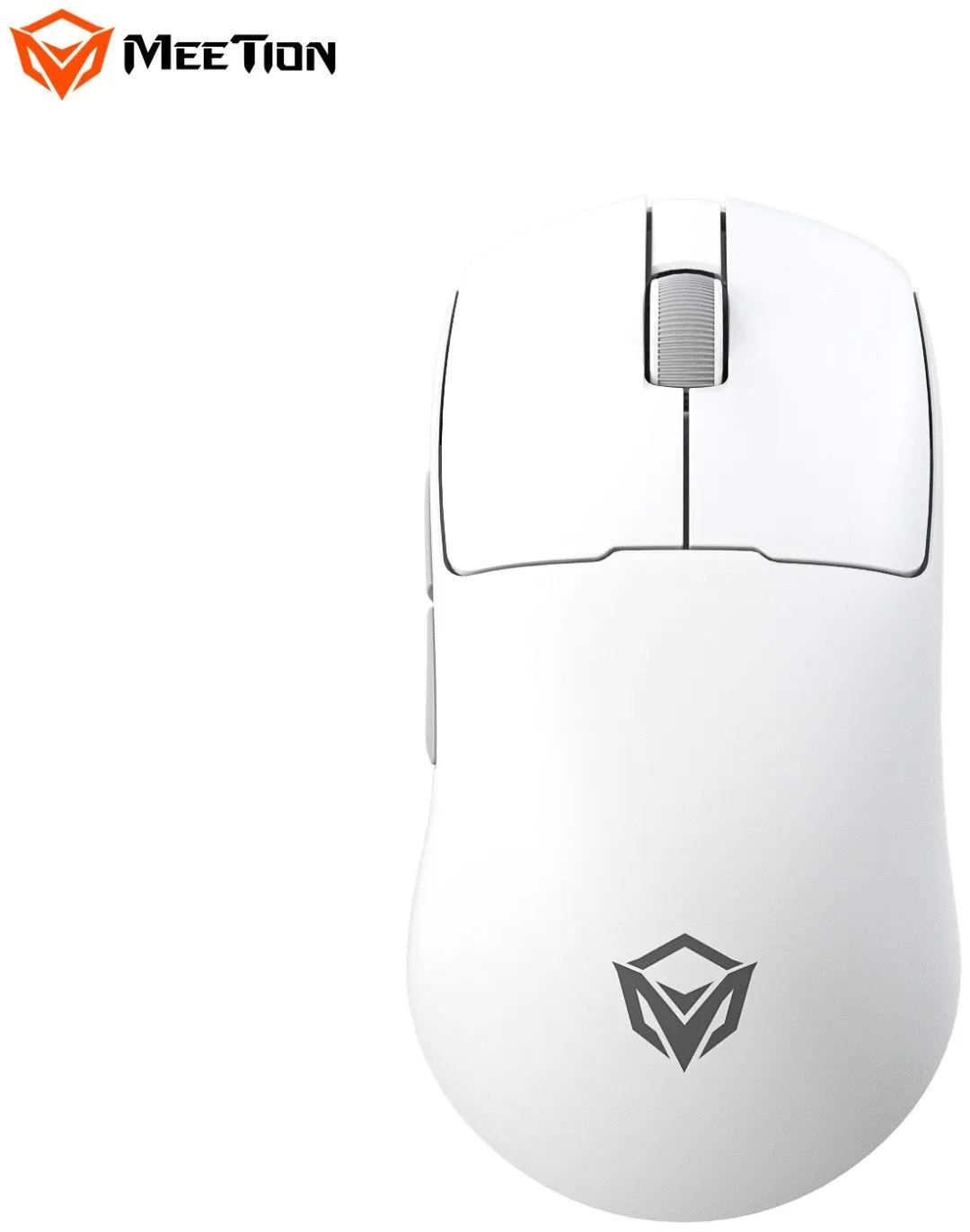 Мышь Meetion GW40 Pro White, Wireless, Оптическая, 7200DPI, 26000fps, 230mAh,6 Button,USB, 2.4GHz/BT