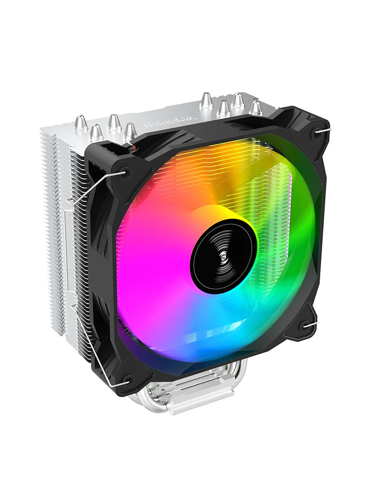 Кулер для процессора Huntkey Storm T400, ARGB, S1851/1700/1200/AM4/AM5, 180W, 800-1800rpm, 4pin — фото 2