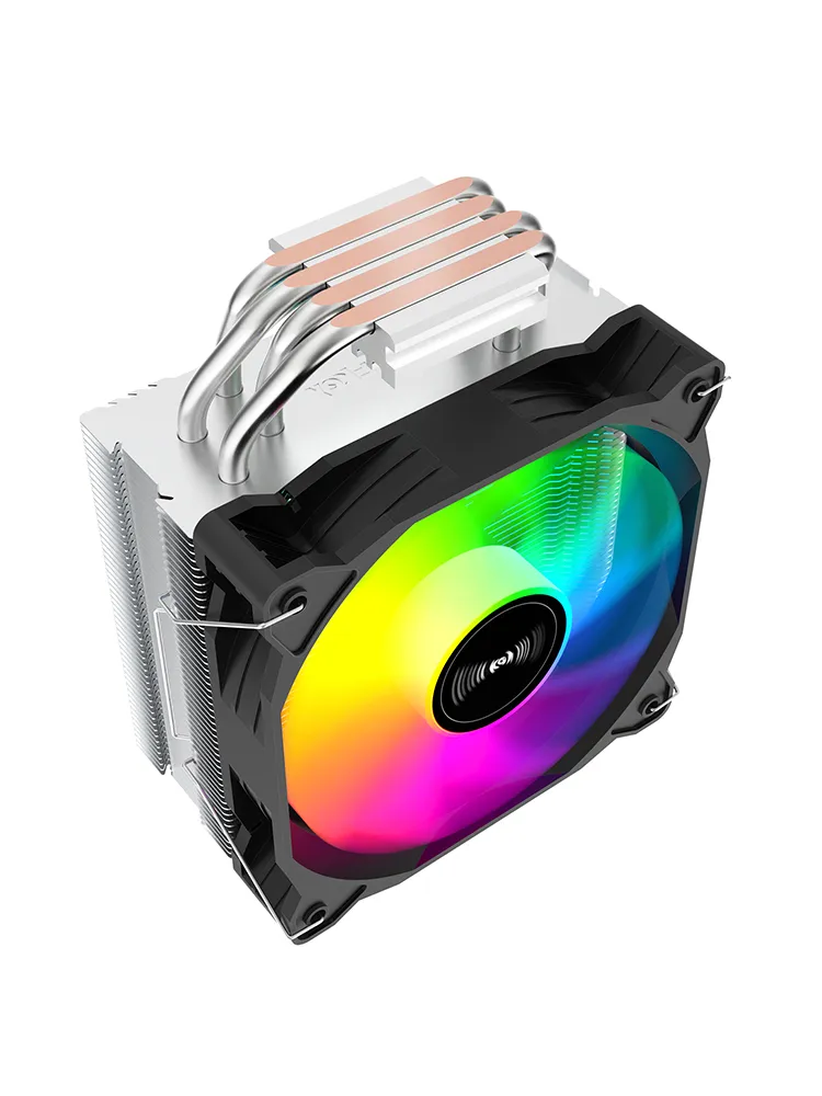 Кулер для процессора Huntkey Storm T400, ARGB, S1851/1700/1200/AM4/AM5, 180W, 800-1800rpm, 4pin — фото 4