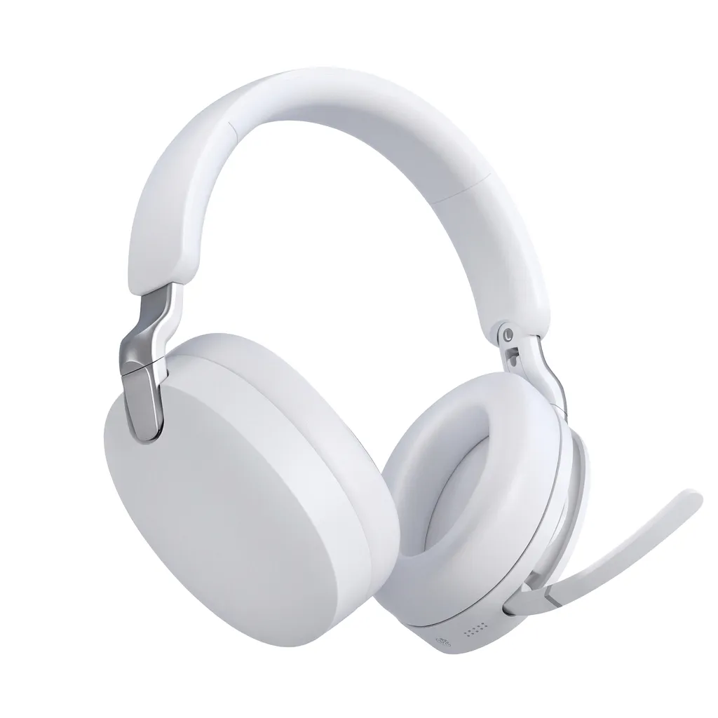 Наушники с микрофоном AULA A500 White, ANC,1000mAh, BT5.4, Type-C — фото 3