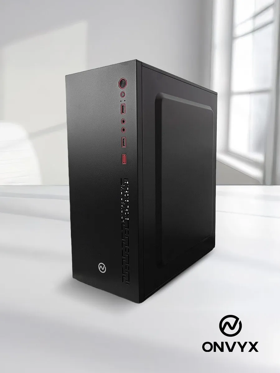 Компьютерный корпус ONVYX ON360K, Без БП, 2xUSB3.0, HD-Audio, ATX, Black — фото 4