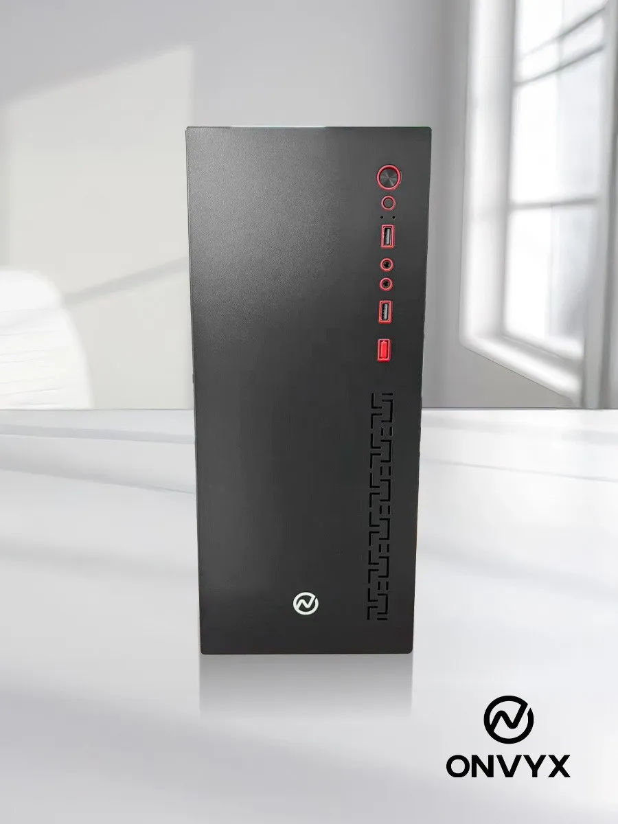 Компьютерный корпус ONVYX ON360K, Без БП, 2xUSB3.0, HD-Audio, ATX, Black — фото 2