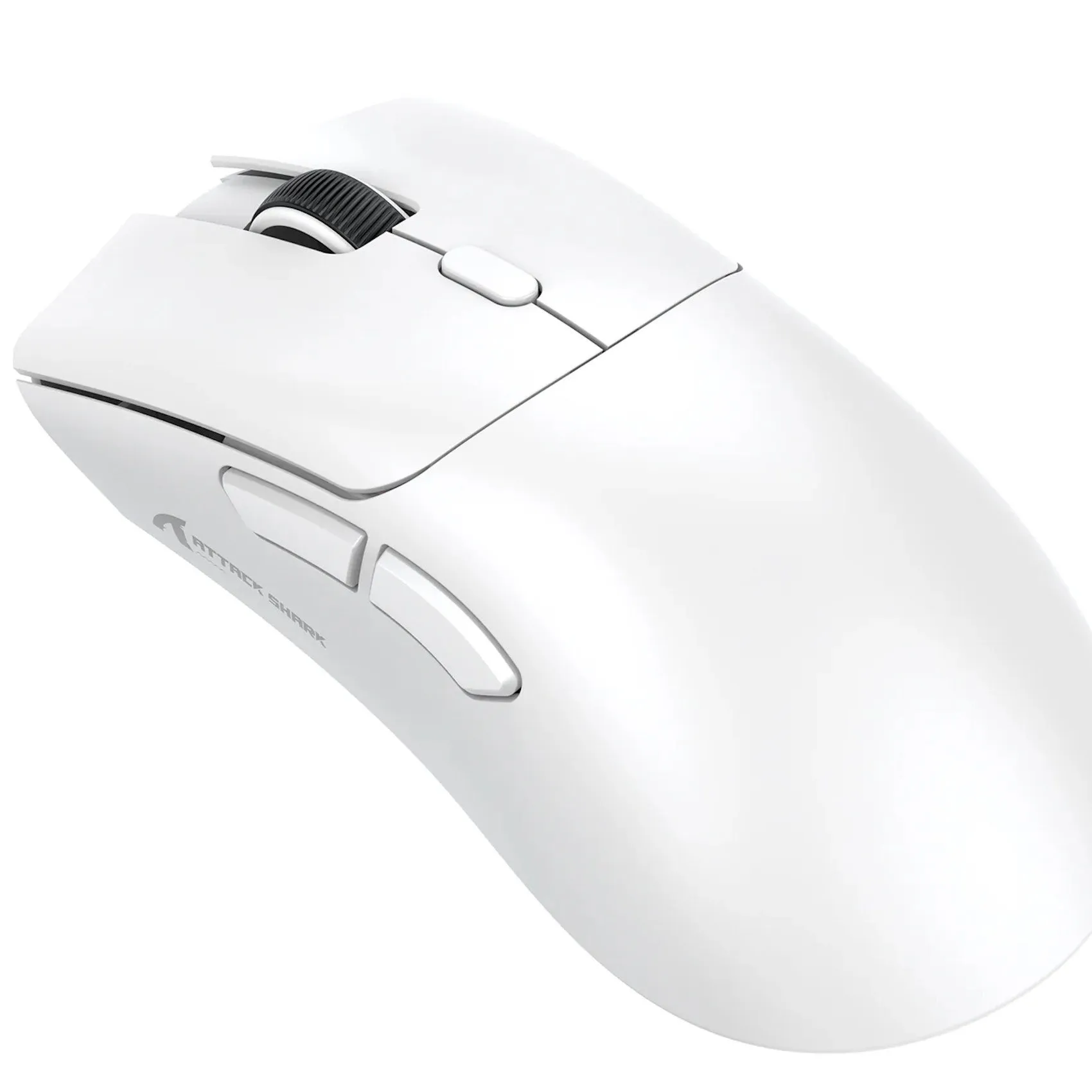 Мышь Attack Shark R1 White, PAW3311, 18000 DPI, 2.4/BT/USB-C, 20 Million Clicks, 300mAh, 59g