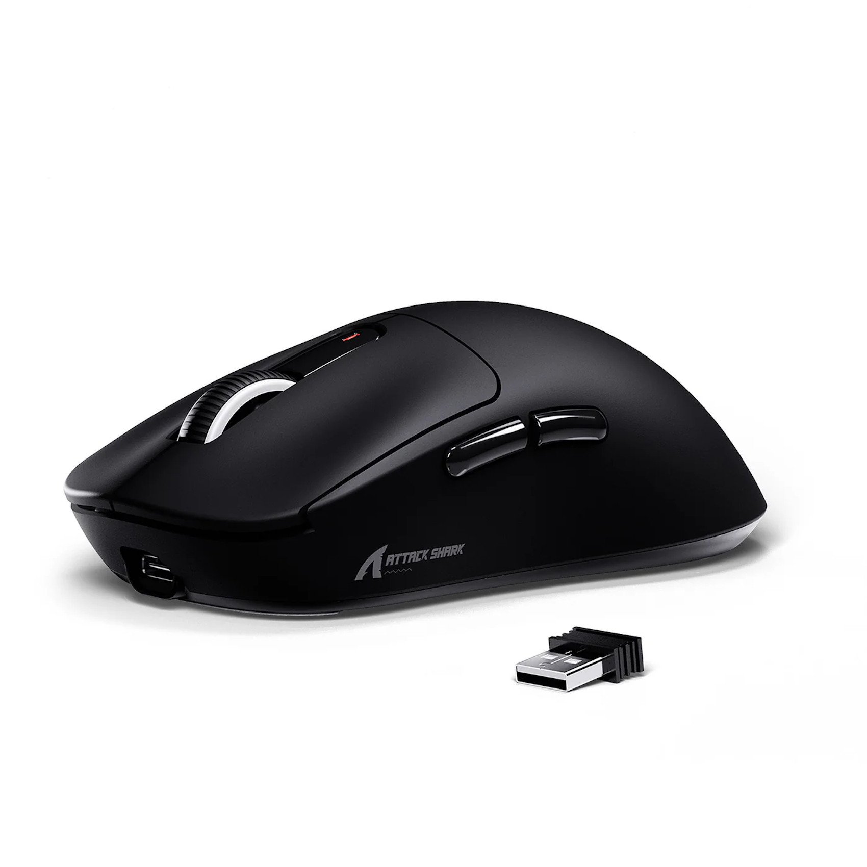 Мышь Attack Shark X3 Black, PAW3395, 26000 DPI, 2.4/BT/USB-C, 80 Million Clicks, 300mAh, 49±3g