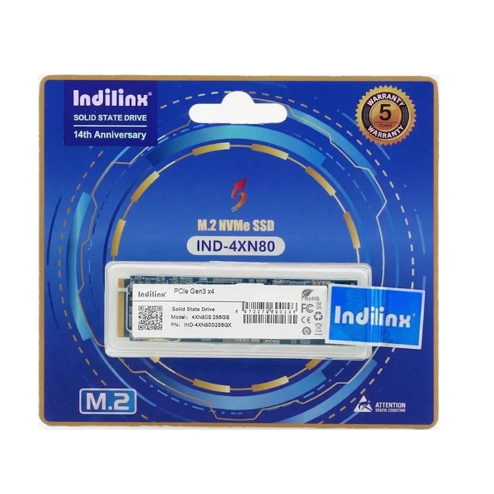 Твердотельный накопитель SSD Indilinx IND-4XN80S256GX, 256Gb, M.2 2280, Gen3x4