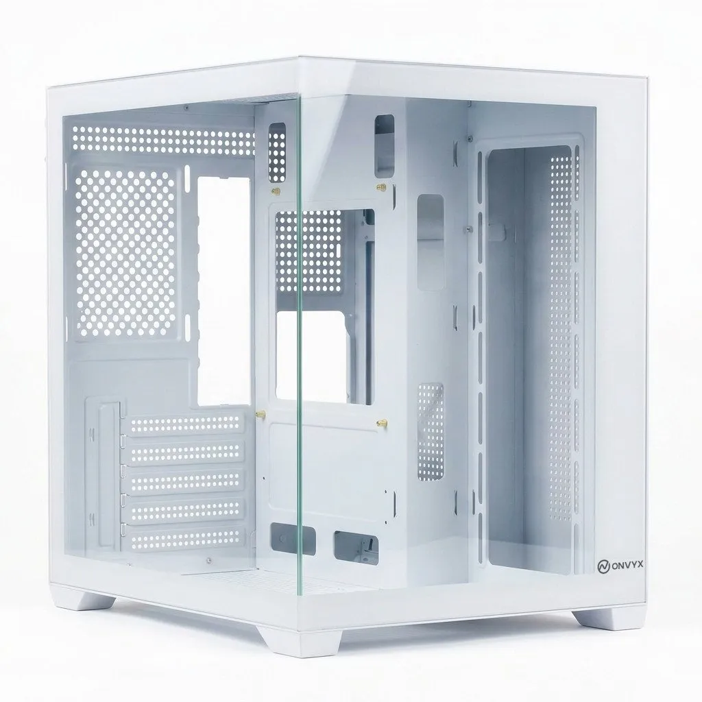Компьютерный корпус ONVYX PCM355W, Без БП, 1xUSB3.0, 2xUSB2.0, HD-Audio, M-ATX/ITX, White