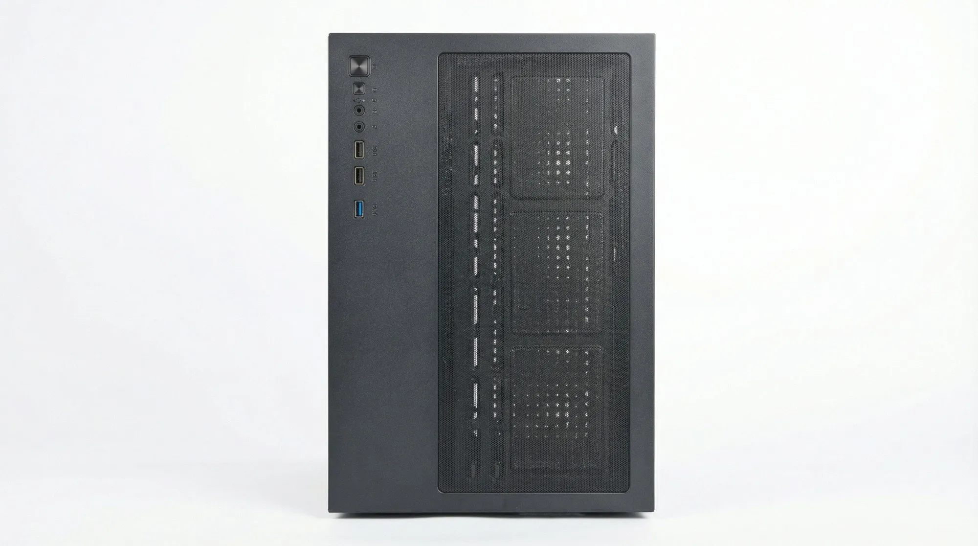 Компьютерный корпус ONVYX PCM420K, Без БП, 1xUSB3.0, 2xUSB2.0, HD-Audio, M-ATX/ITX, Black — фото 7
