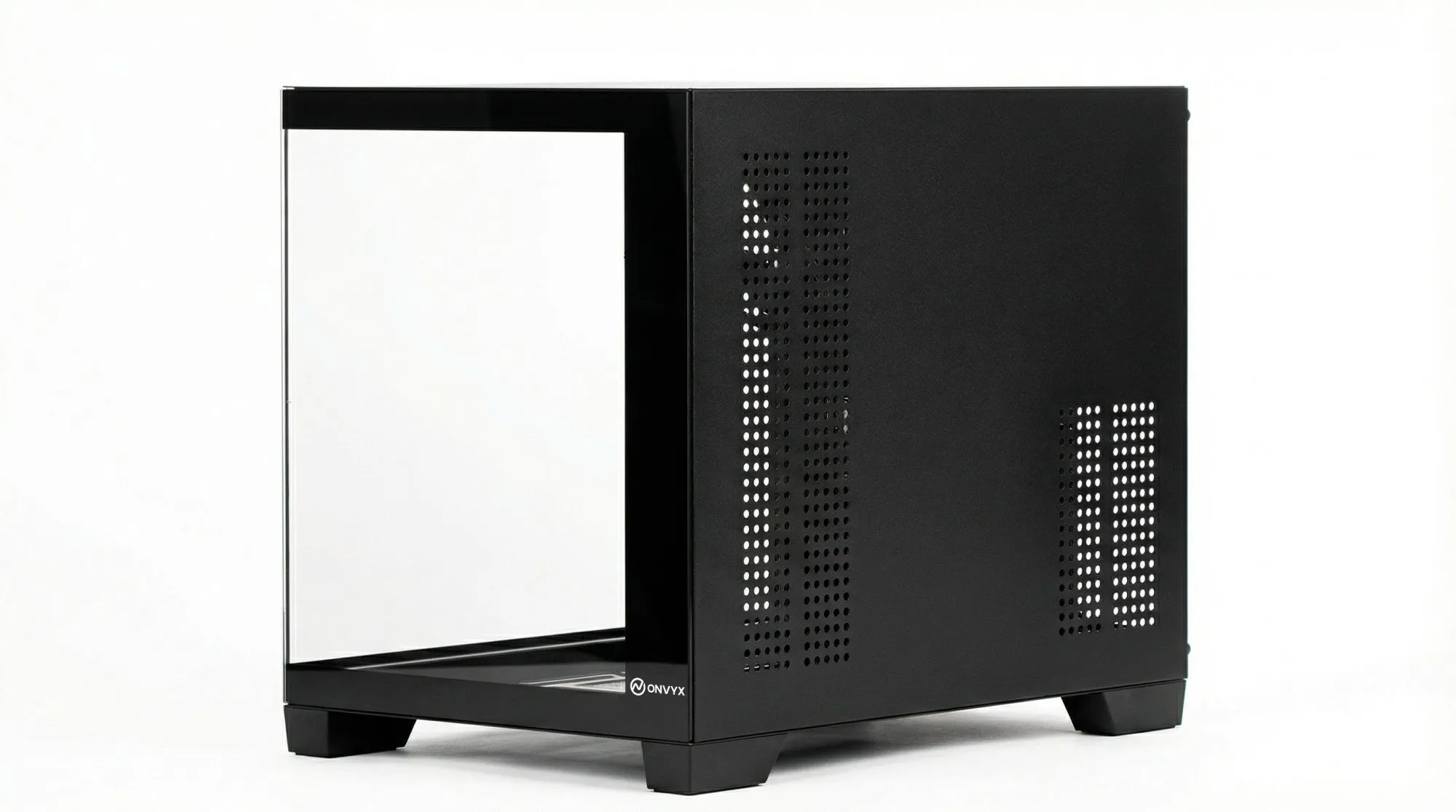 Компьютерный корпус ONVYX PCM420K, Без БП, 1xUSB3.0, 2xUSB2.0, HD-Audio, M-ATX/ITX, Black — фото 3