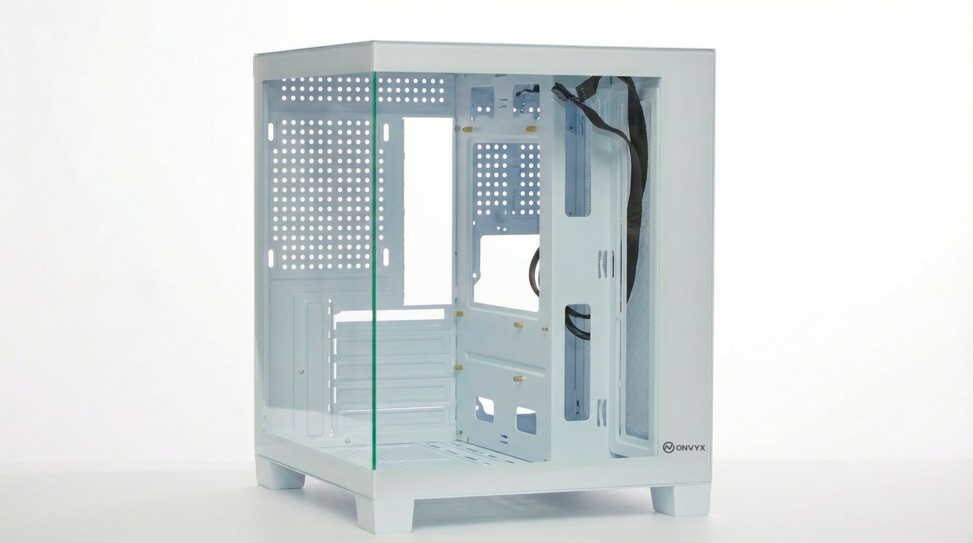 Компьютерный корпус ONVYX PCM420W, Без БП, 1xUSB3.0, 2xUSB2.0, HD-Audio, M-ATX/ITX, White