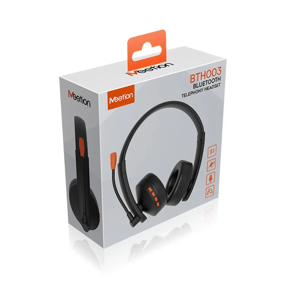 Гарнитура Meetion BTH003MIC Black, 40mm Drivers, 20~20,000Hz, 116±3db, BT5.3 — фото 10
