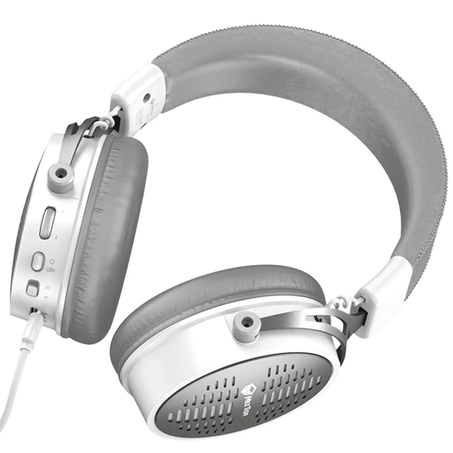 Гарнитура Meetion BTH013 White, Wireless, 20~20,000Hz, 118±3dB, 50mm Drivers, 2.4G/BT5.3, 1200mAh — фото 4