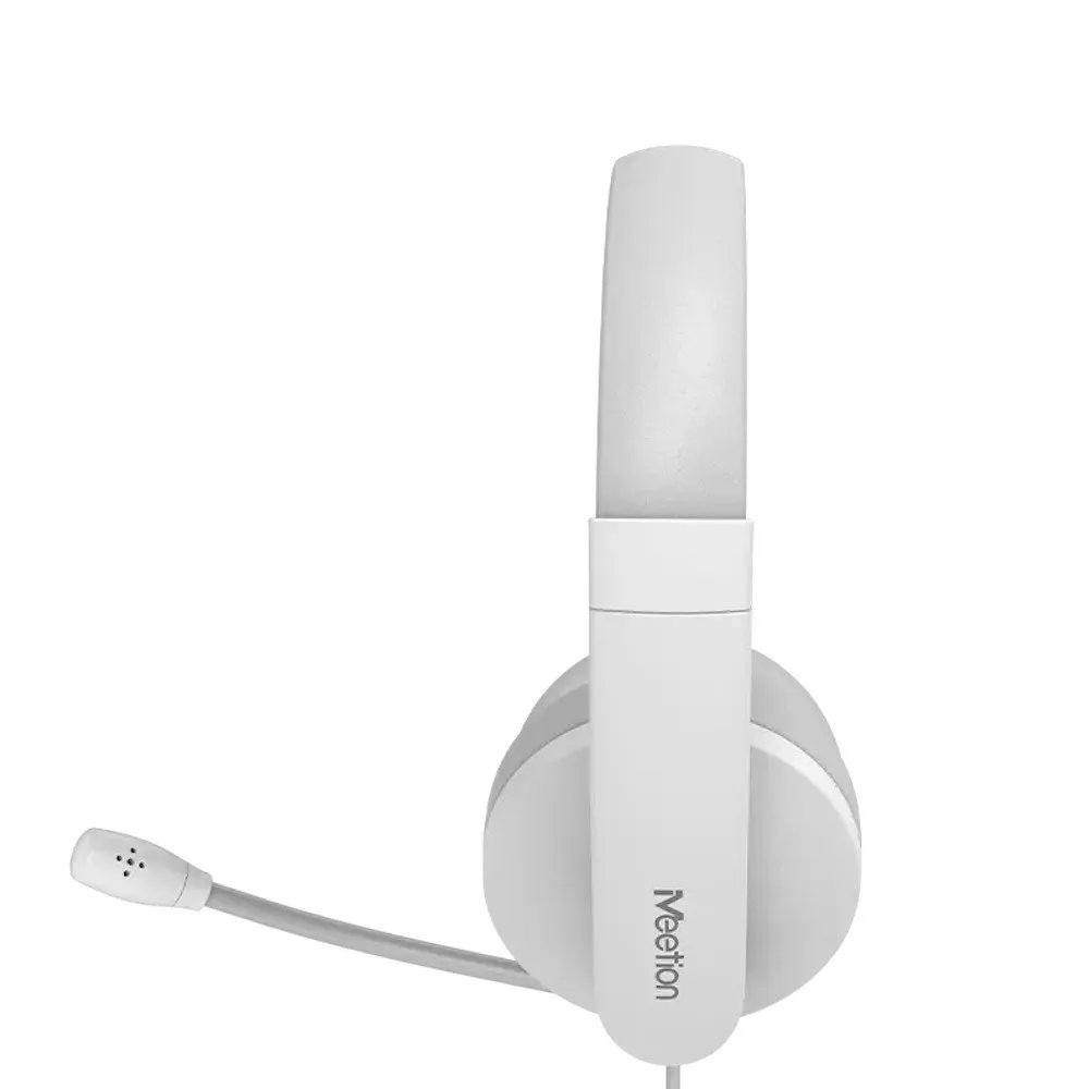 Гарнитура Meetion HP003U White, 40mm Drivers, 20~20,000Hz, 116±3db, USB, 1.2m — фото 2