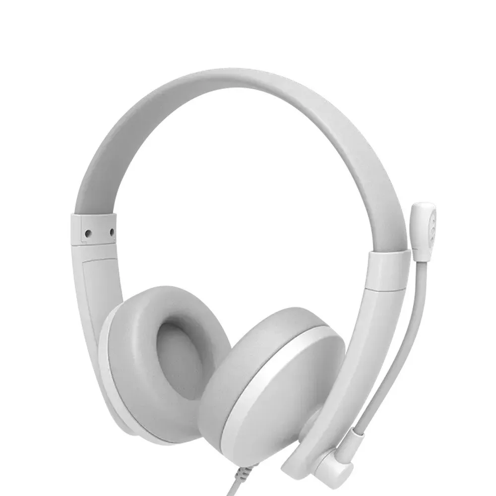 Гарнитура Meetion HP003U White, 40mm Drivers, 20~20,000Hz, 116±3db, USB, 1.2m — фото 4