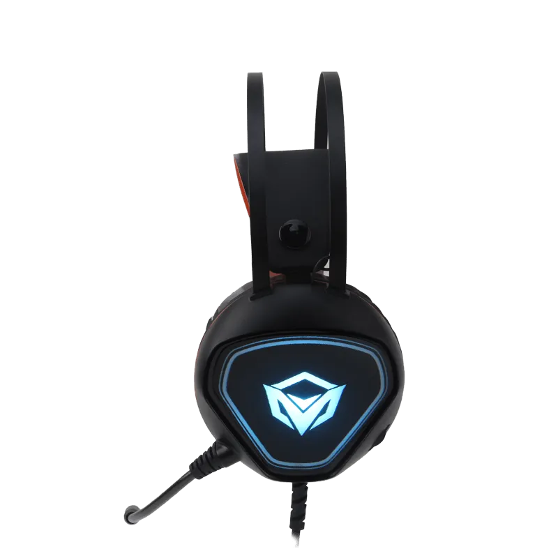 Гарнитура Meetion HP020 Black, 10~20,000Hz, 120±3db,  50mm Drivers, USB + 2*3.5 мм,1.8m — фото 4