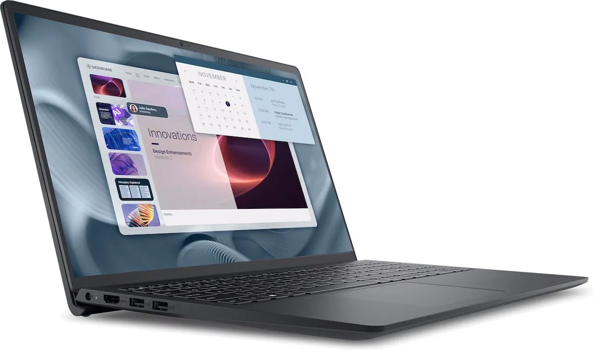 Ноутбук DELL Pro 15 Essential PV15250, i3-100U, 15.6" FHD, 8Gb DDR5, 512Gb M.2, DOS