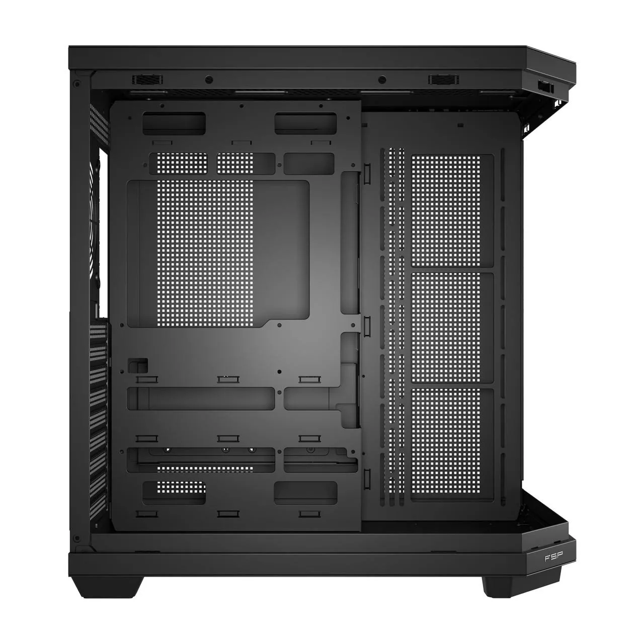 Компьютерный корпус FSP U580-BA, Без БП, 2xUSB3.0/Type-C, 7xARGB 120, Curved Glass, Black, ATX(BTF) — фото 5