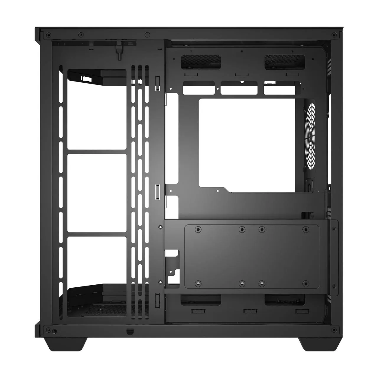 Компьютерный корпус FSP U580-BA, Без БП, 2xUSB3.0/Type-C, 7xARGB 120, Curved Glass, Black, ATX(BTF) — фото 3