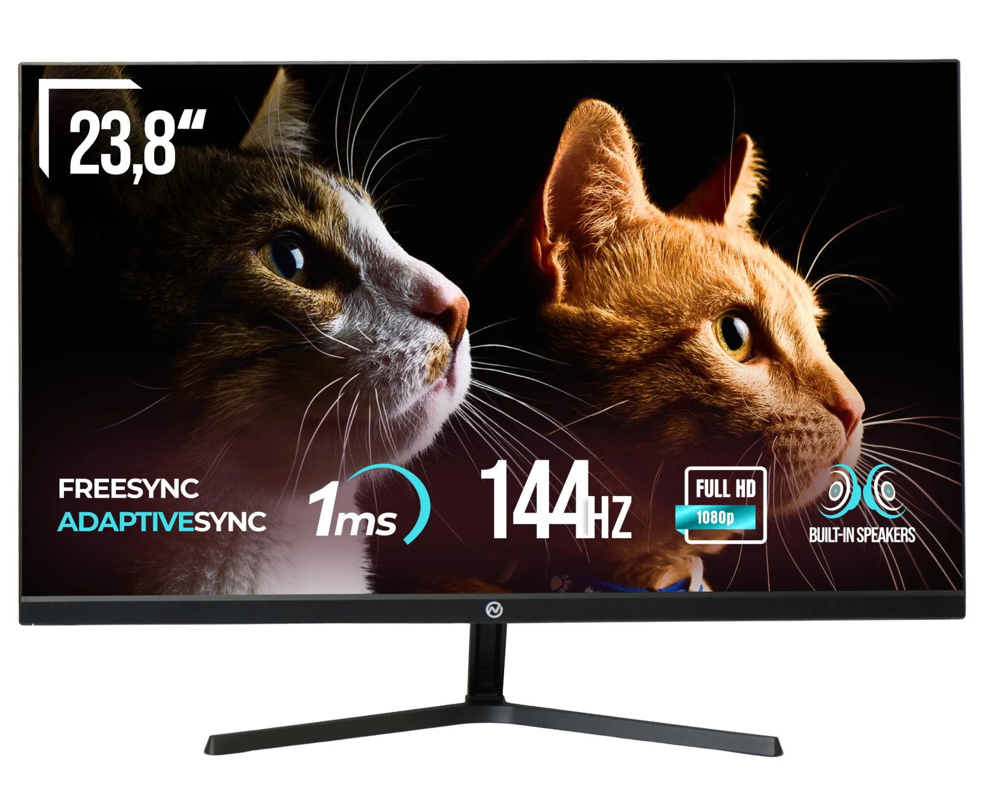 Монитор 23.8" ONVYX ONMR24FHD144B169F, FullHD, IPS, Grade A+, 144Hz, 1ms, 300 cd/m2, 1000:1, HDMI/DP