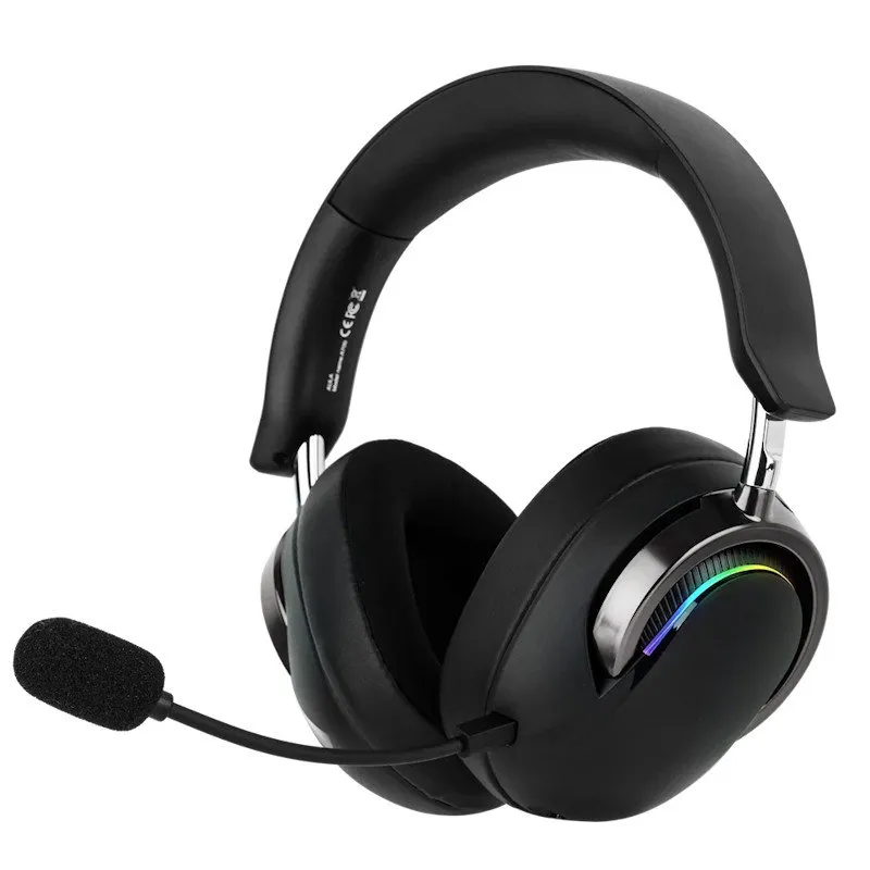 Наушники с микрофоном AULA A700 Black & Gray, ANC, 50mm,1500mAh, BT/2.4/Type-C — фото 3