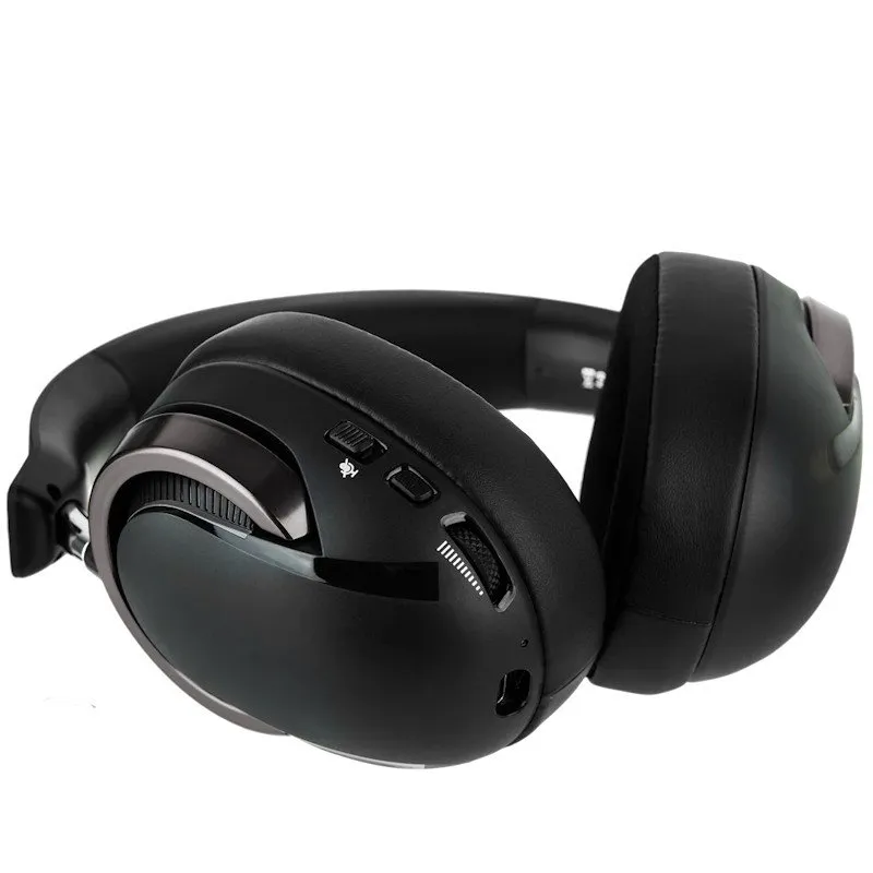 Наушники с микрофоном AULA A700 Black & Gray, ANC, 50mm,1500mAh, BT/2.4/Type-C — фото 9