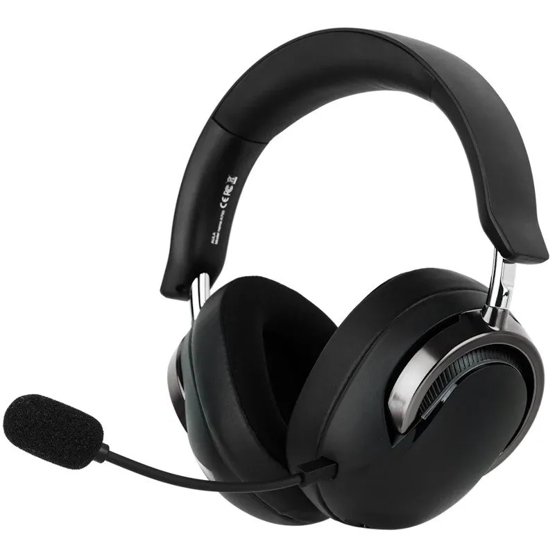 Наушники с микрофоном AULA A700 Black & Gray, ANC, 50mm,1500mAh, BT/2.4/Type-C — фото 5