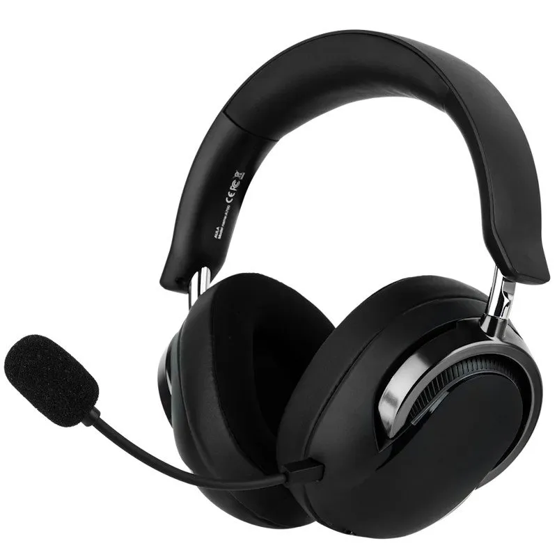 Наушники с микрофоном AULA A700 Black & Gray, ANC, 50mm,1500mAh, BT/2.4/Type-C — фото 4