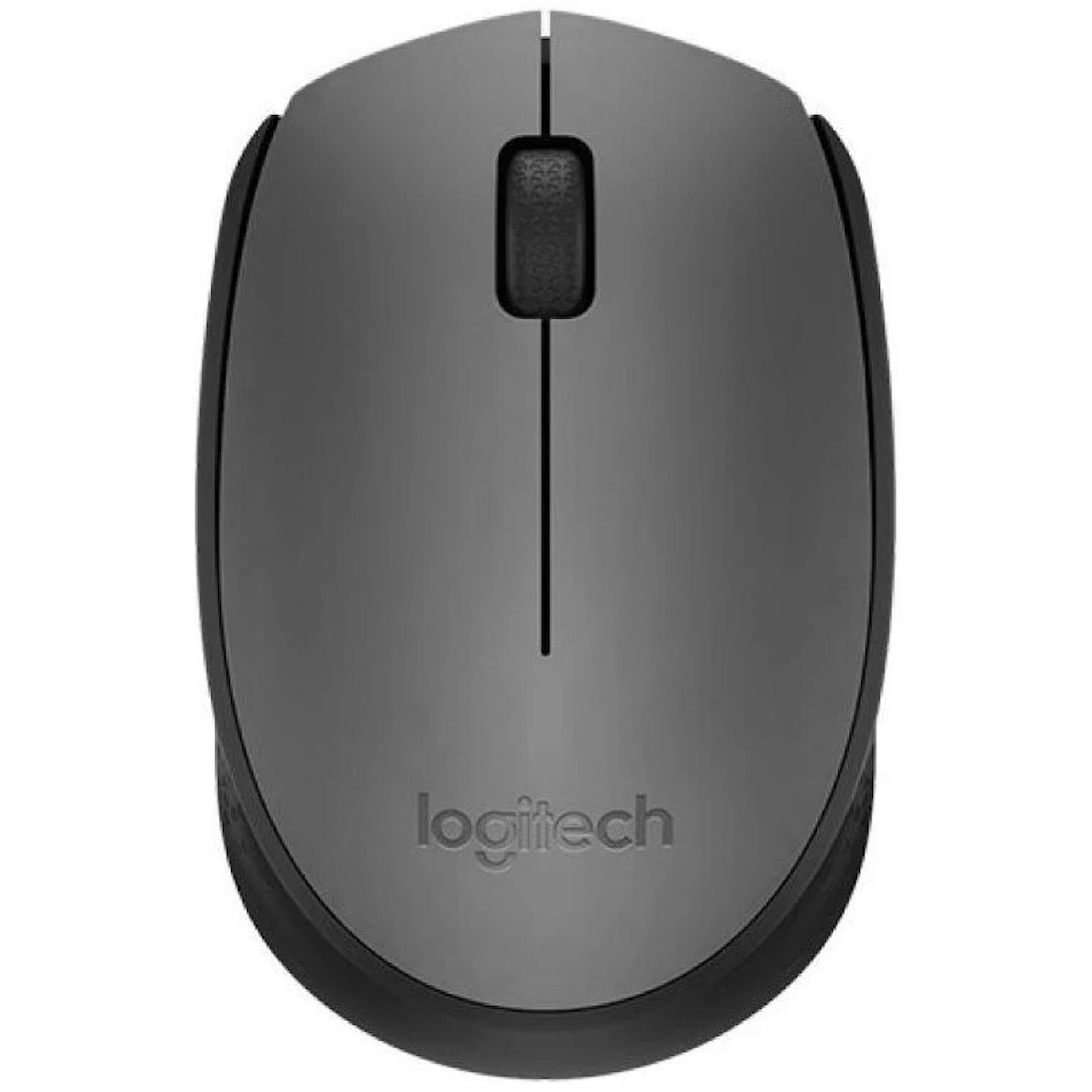 Мышь Logitech M170 Wireless, Оптическая, 1000DPI, 1xAA, USB, 2.4 GHz,Серый/Черный