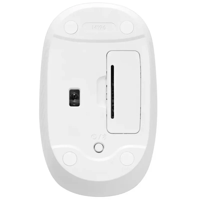 Мышь Logitech M196, Оптическая, 1000DPI, 1xAA, BT, Белый — фото 2