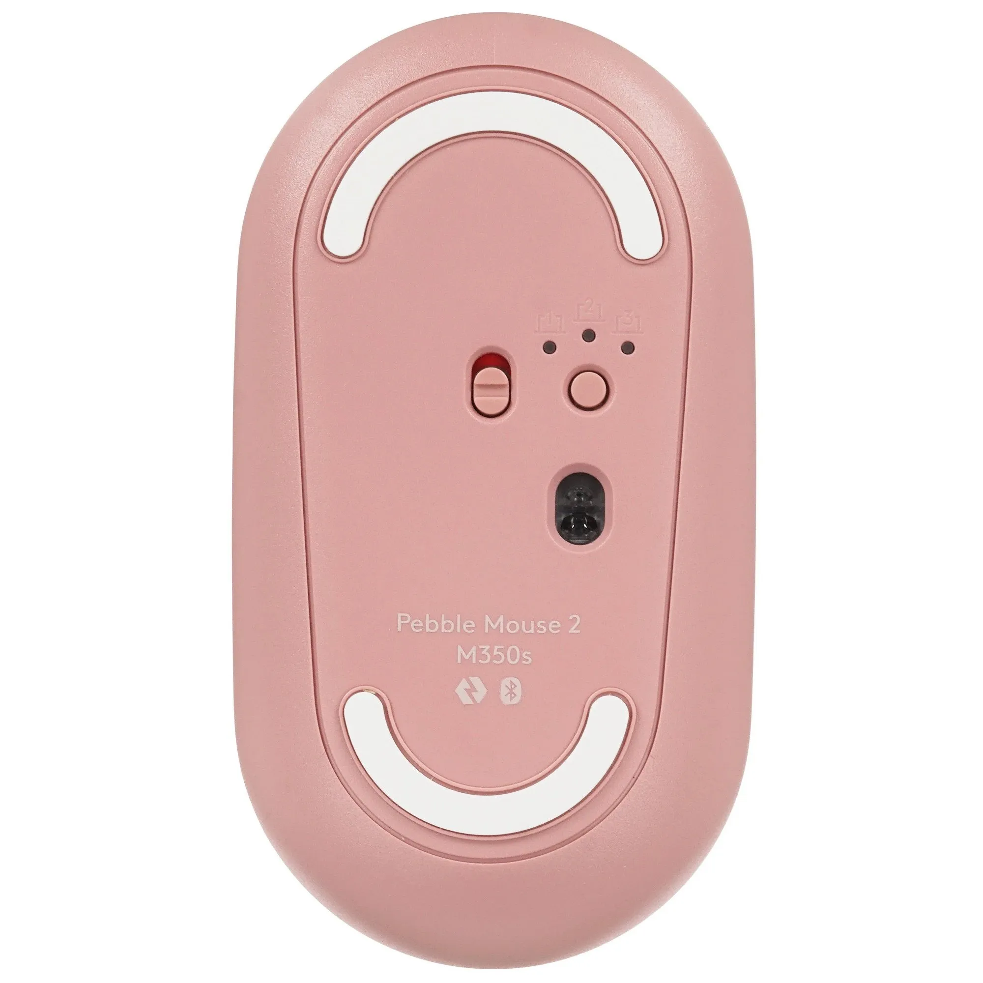 LOGITECH M350S Pebble 2 Bluetooth Mouse - TONAL ROSE — фото 2
