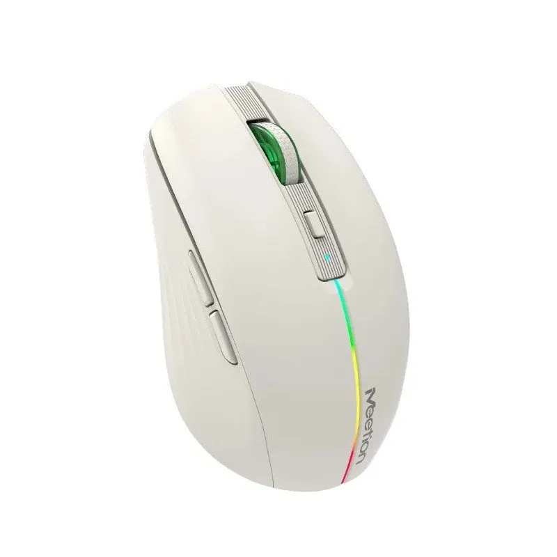 Мышь Meetion BTM002 Khaki, Wireless, Оптическая, 1600DPI, 5 Button, Аккумуляторная, USB, 2.4 GHz/BT — фото 3