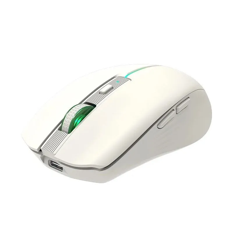 Мышь Meetion BTM002 Khaki, Wireless, Оптическая, 1600DPI, 5 Button, Аккумуляторная, USB, 2.4 GHz/BT — фото 4