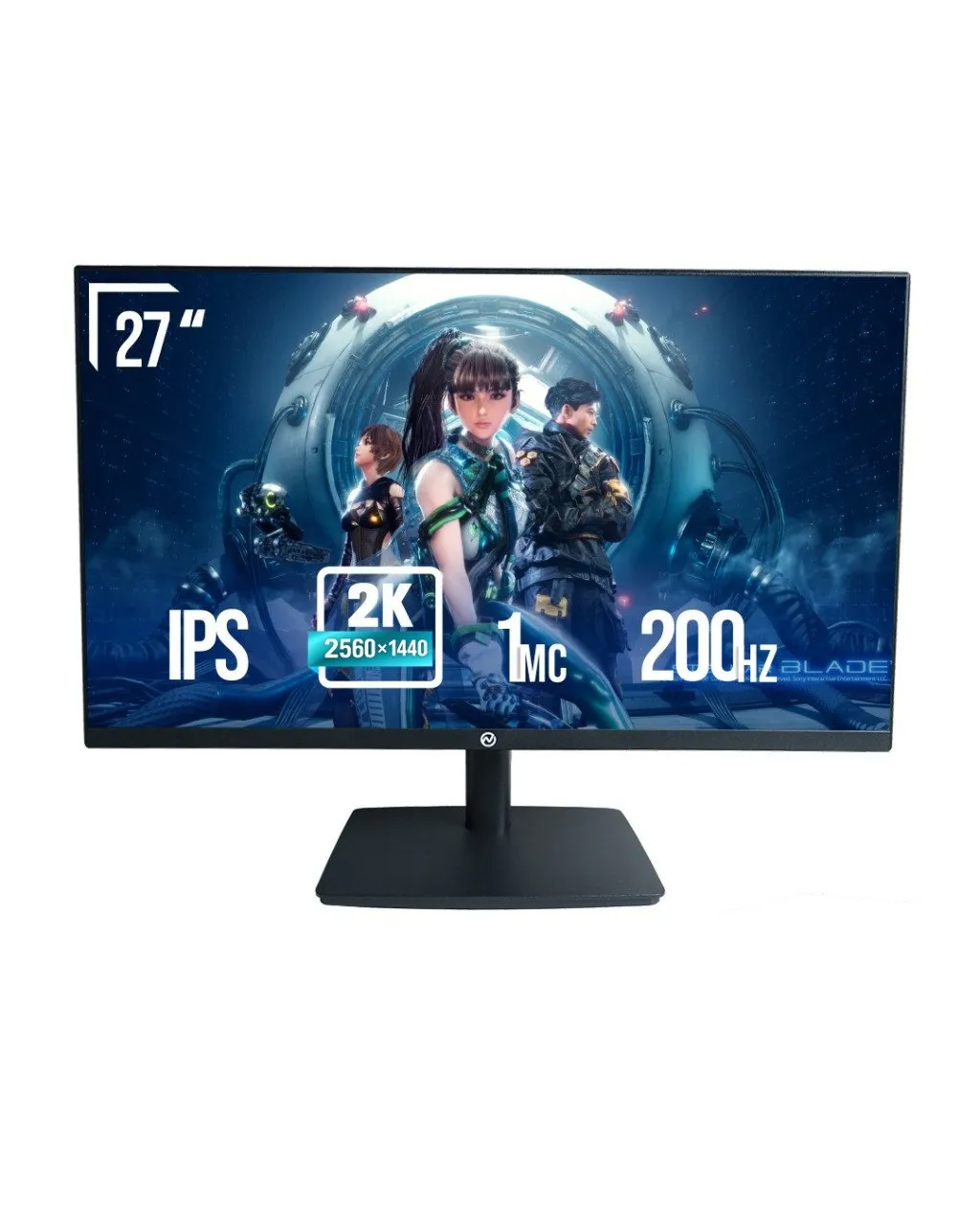Монитор 27" ONVYX ONMR272K200B169F, QHD, IPS, Grade A+, 200Hz, 1ms, 300 cd/m2, 2HDMI/2DP