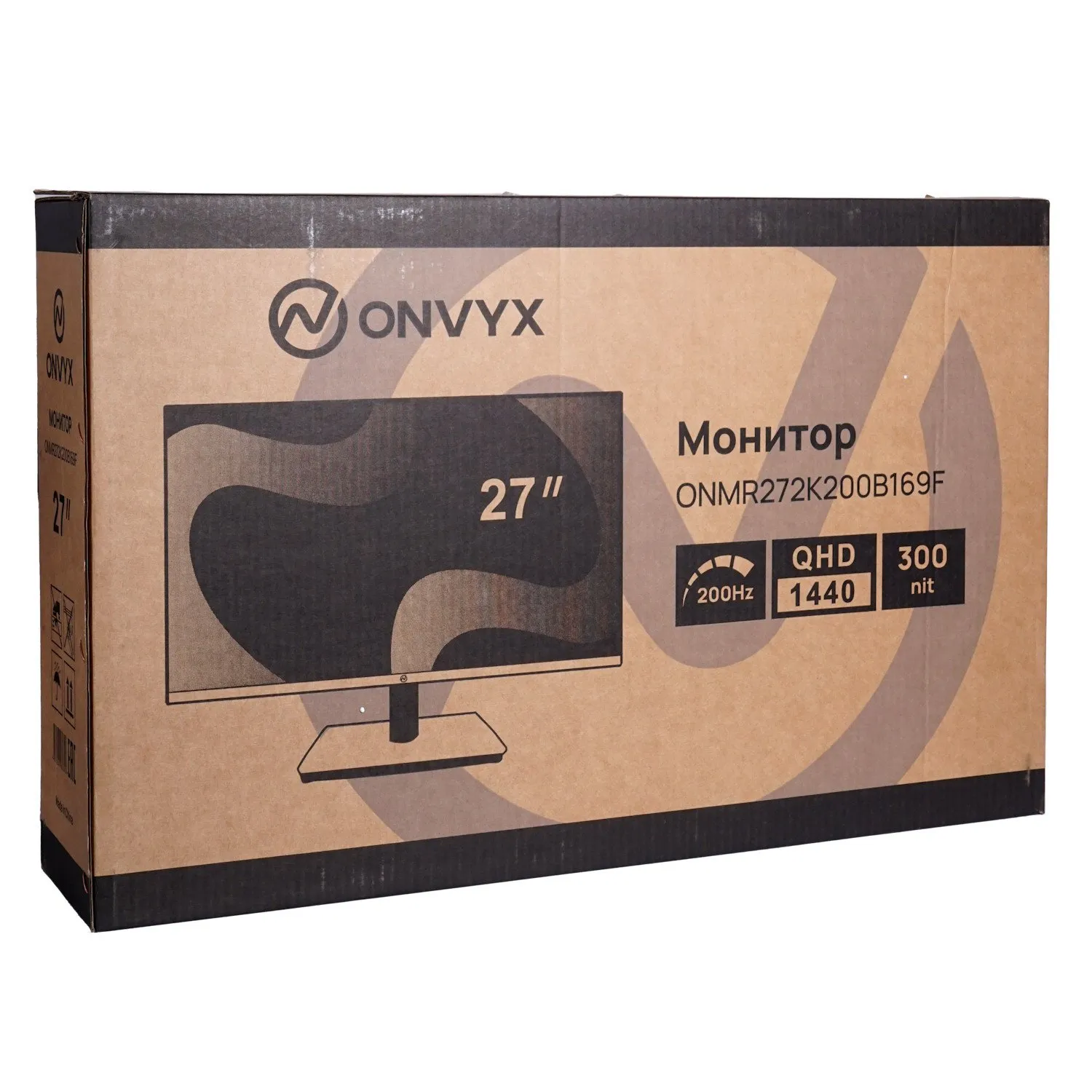 Монитор 27" ONVYX ONMR272K200B169F, QHD, IPS, Grade A+, 200Hz, 1ms, 300 cd/m2, 2HDMI/2DP — фото 7