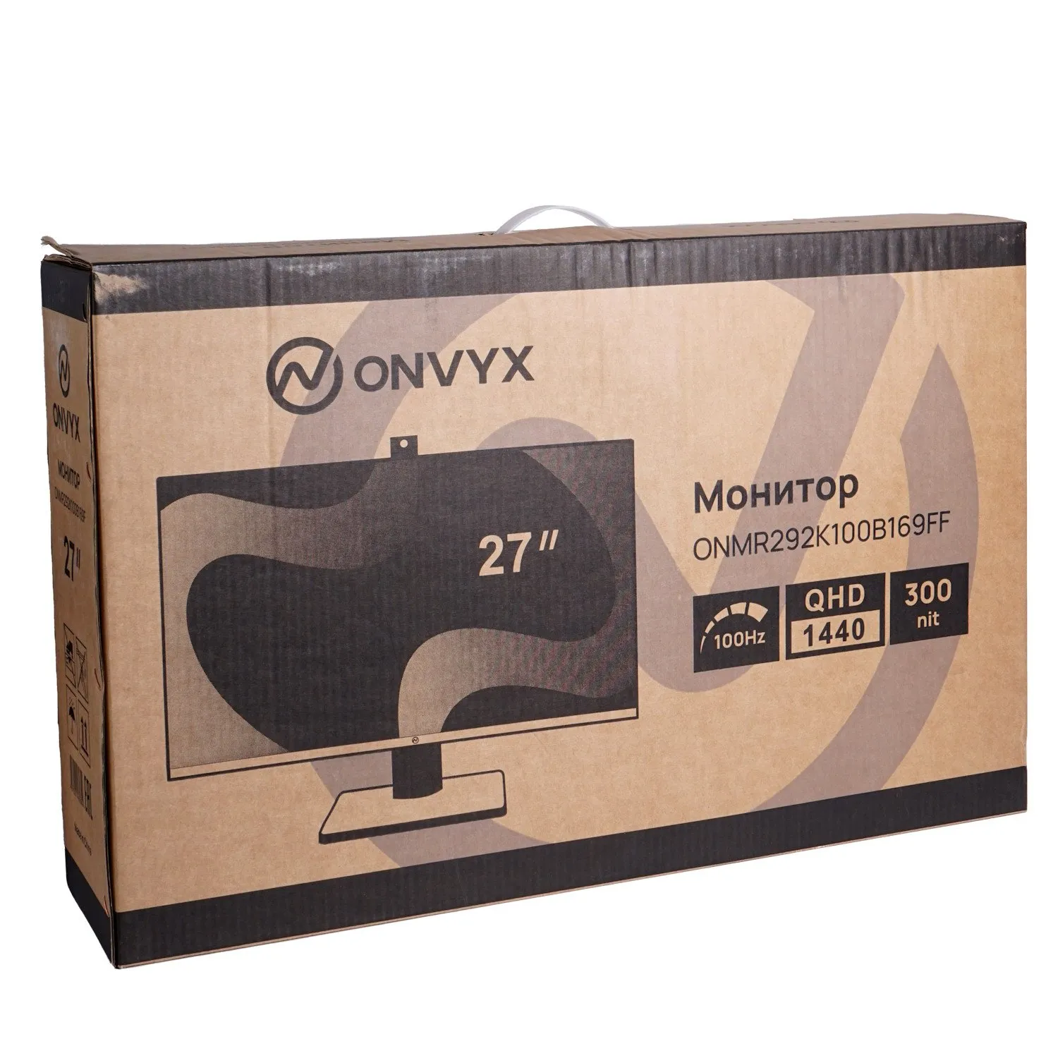 Монитор 27" ONVYX ONMR292K100B169F, QHD, IPS, Grade A+, 100Hz, 300 cd/m2, HDMI/DP, Cam-3MP, 2x3W — фото 6