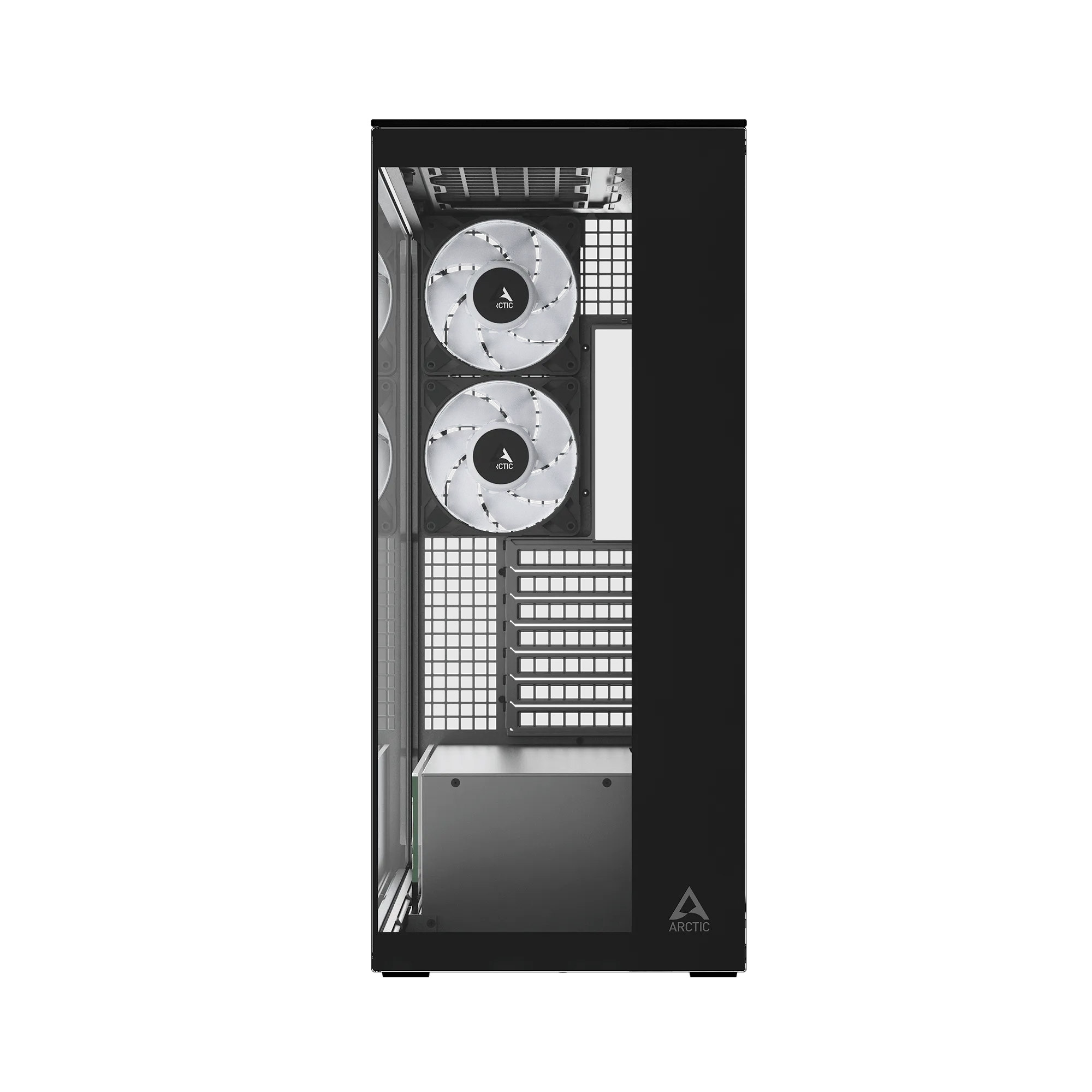 Компьютерный корпус Arctic Xtender Black(Clear Glass), 5 ARGB FAN, USB-C, 2xUSB-A, E-ATX — фото 3