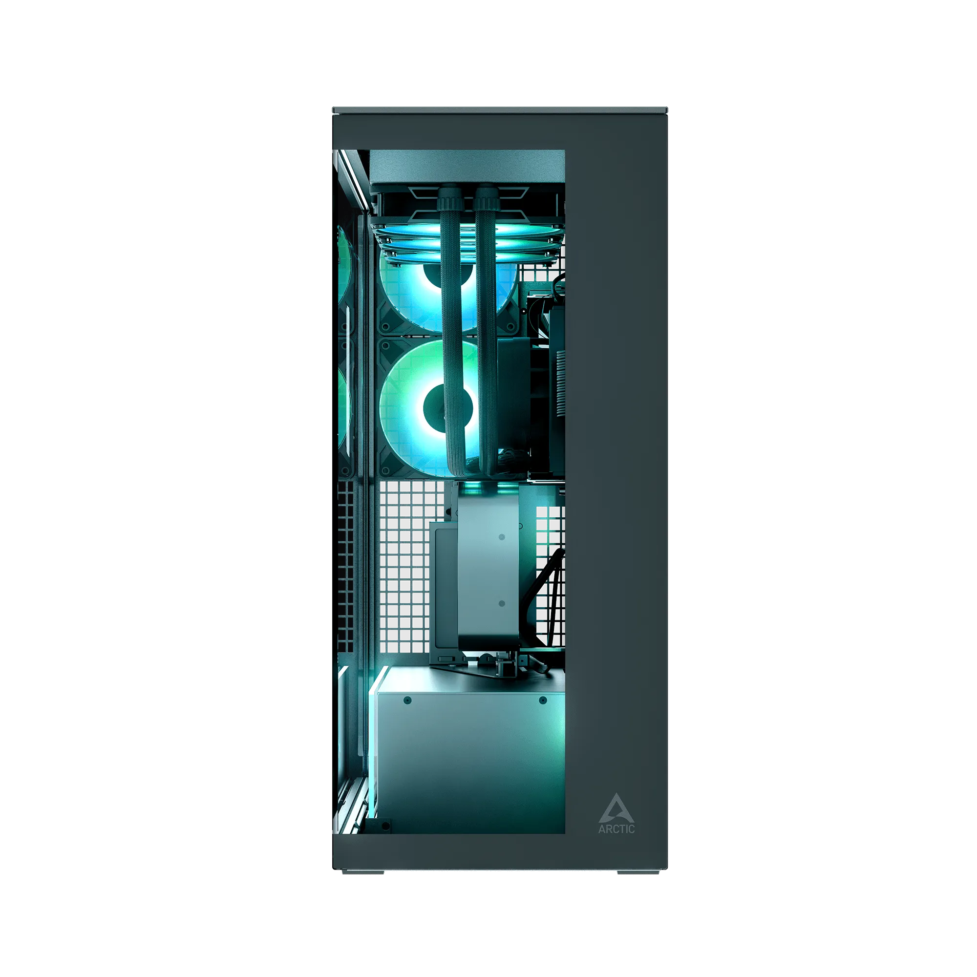 Компьютерный корпус Arctic Xtender VG Black(Clear Glass), 5 ARGB FAN, USB-C, 2xUSB-A, E-ATX — фото 4