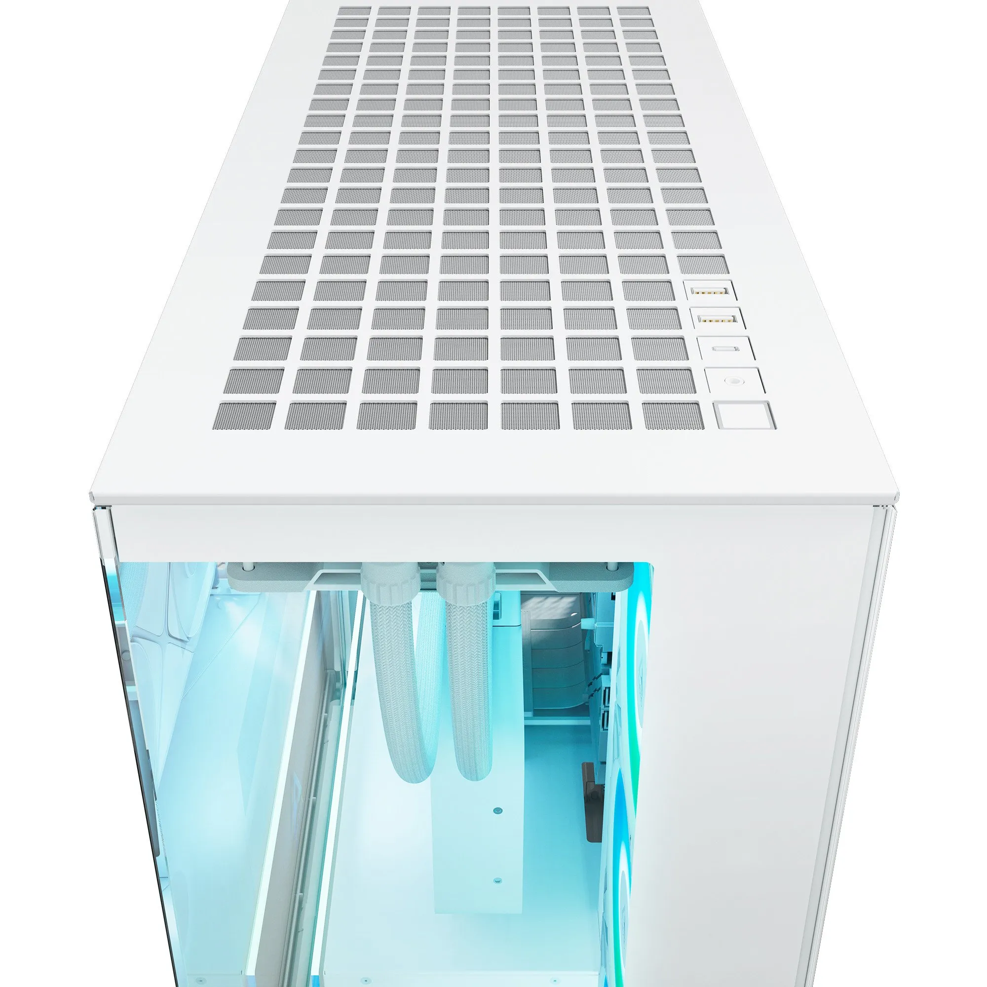 Компьютерный корпус Arctic Xtender VG White(Clear Glass), 5 ARGB FAN, USB-C, 2xUSB-A, E-ATX — фото 4
