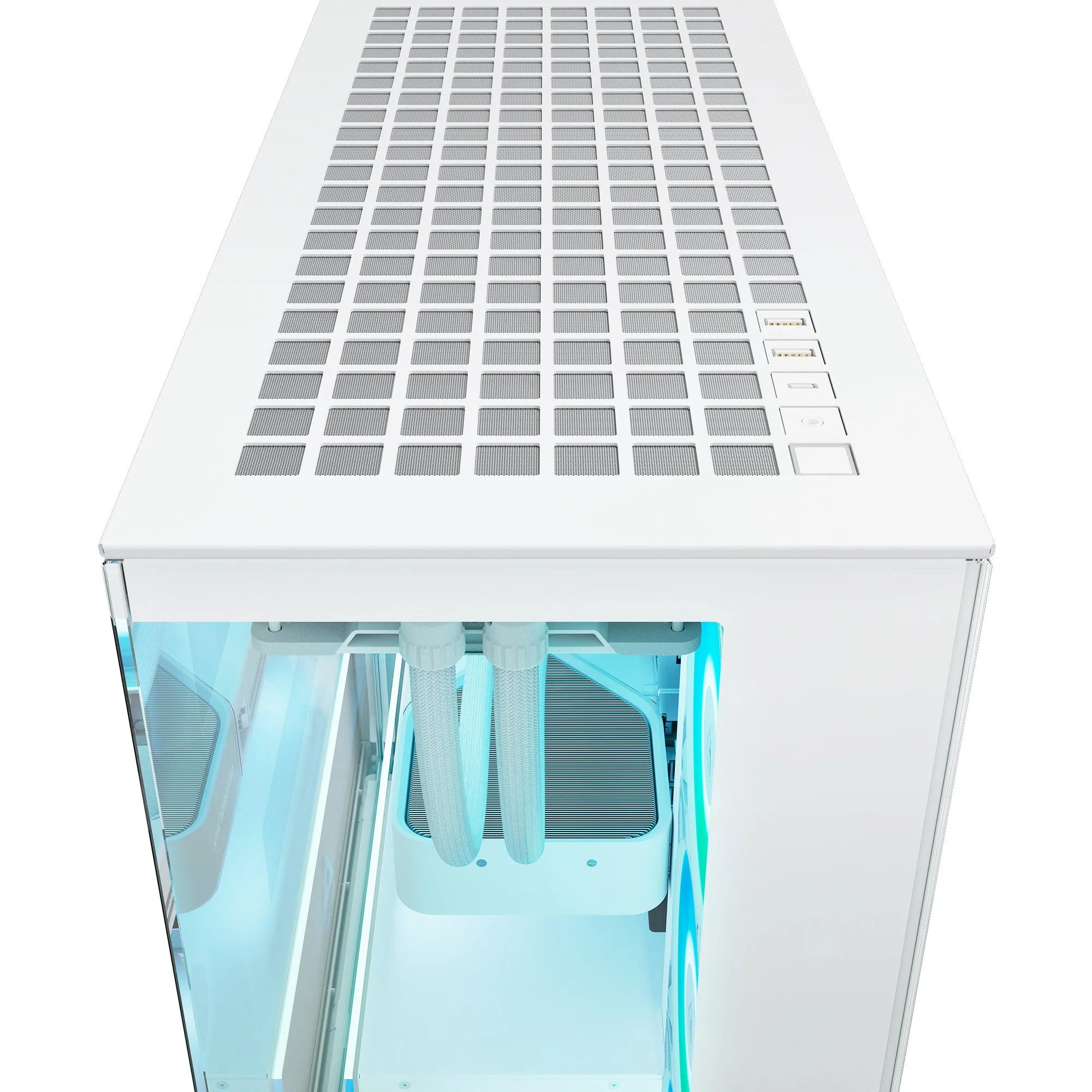 Компьютерный корпус Arctic Xtender White(Clear Glass), 5 ARGB FAN, USB-C, 2xUSB-A, E-ATX — фото 2