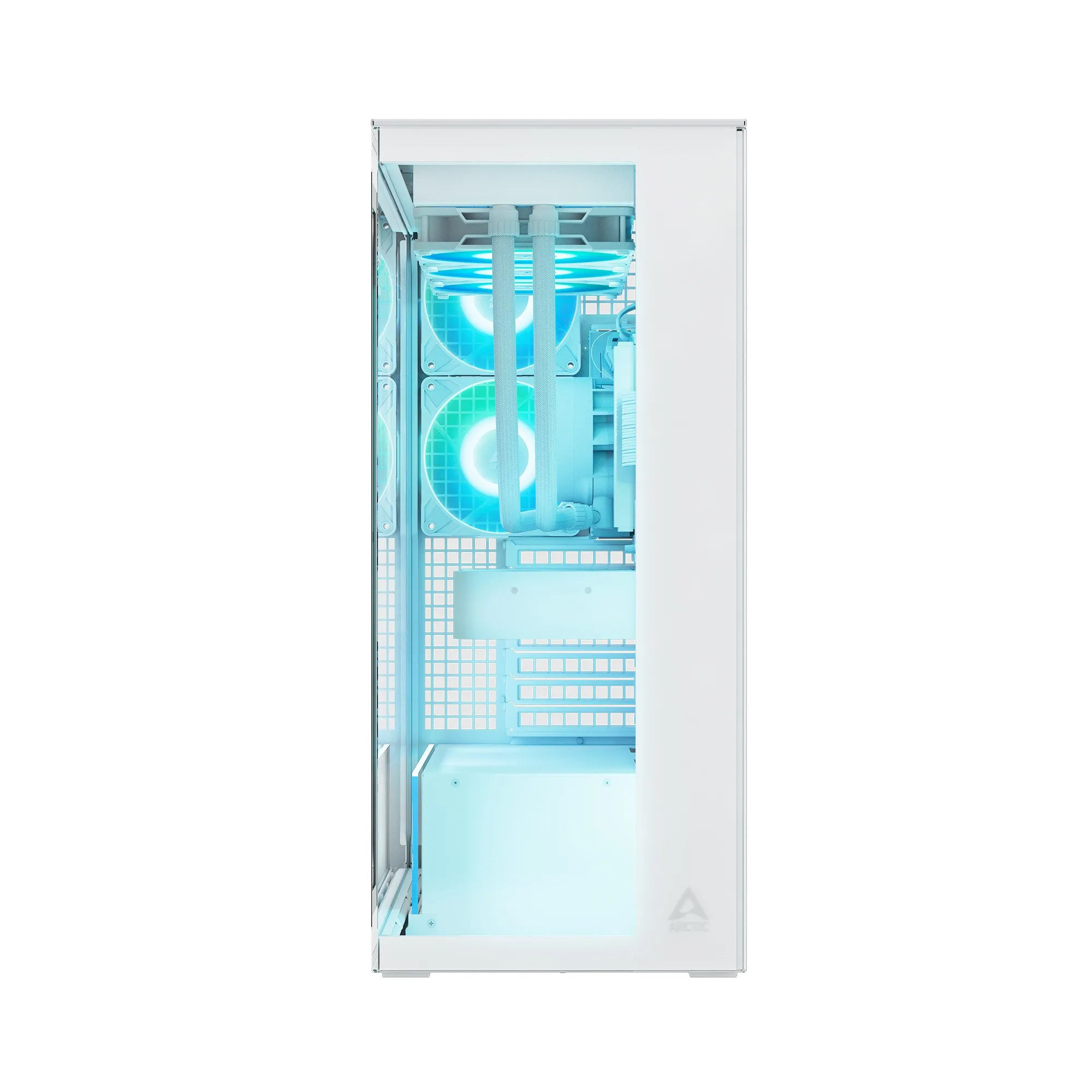 Компьютерный корпус Arctic Xtender White(Clear Glass), 5 ARGB FAN, USB-C, 2xUSB-A, E-ATX — фото 5