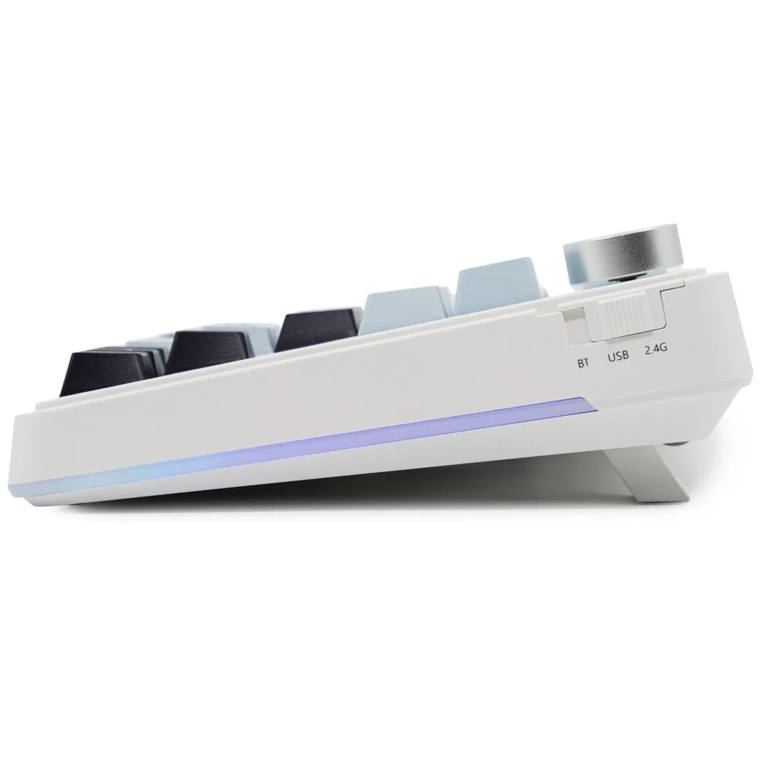 Клавиатура AULA S75 Pro Light Blue+White+Black-Purple, mechanical, Seiya switch, EN, 2.4/BT/USB-C — фото 4