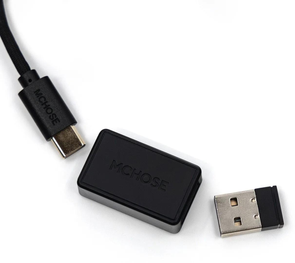 Мышь MCHOSE A5 V3 Ultra Lightweight, PAW3395, 8000Hz, 500mAh, 2.4/BT/USB, Black — фото 8