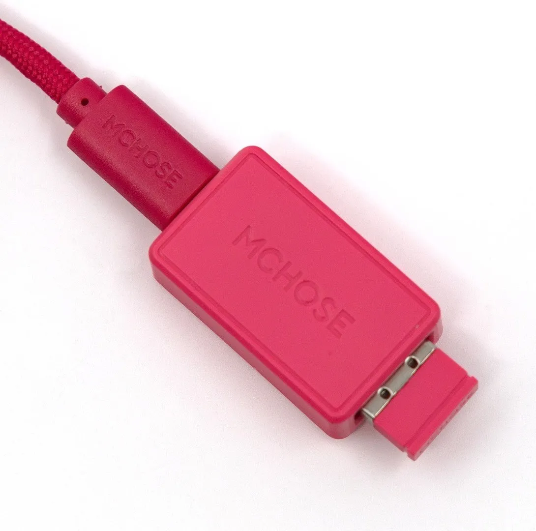 Мышь MCHOSE A5 V3 Ultra Lightweight, PAW3395, 8000Hz, 500mAh, 2.4/BT/USB, Rose Red — фото 15